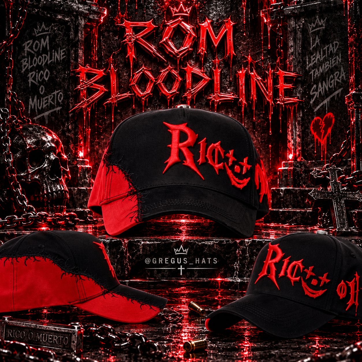 “BLOODLINE” (Barbas) x Rico o Muerto