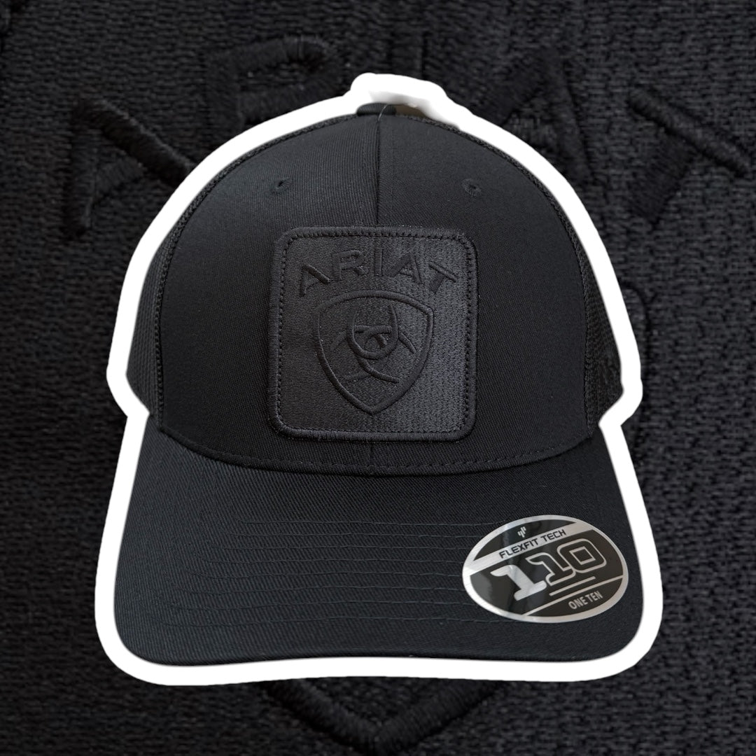 Ariat Box Logo Black Snapback