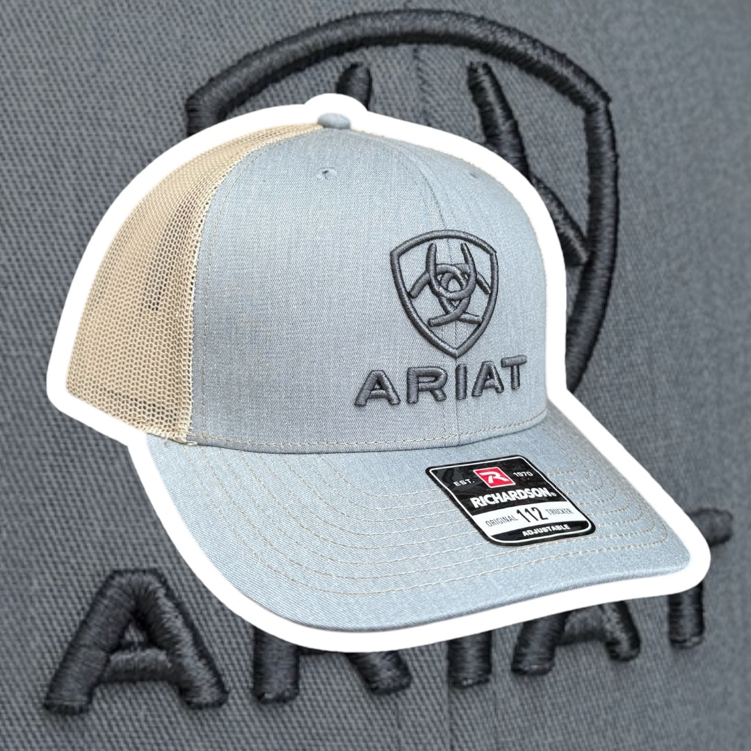 Ariat Logo Snapback Grey/Cream
