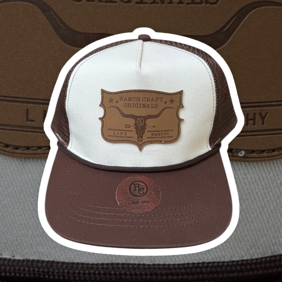Ranch Craft Originals Leather Patch Snapback