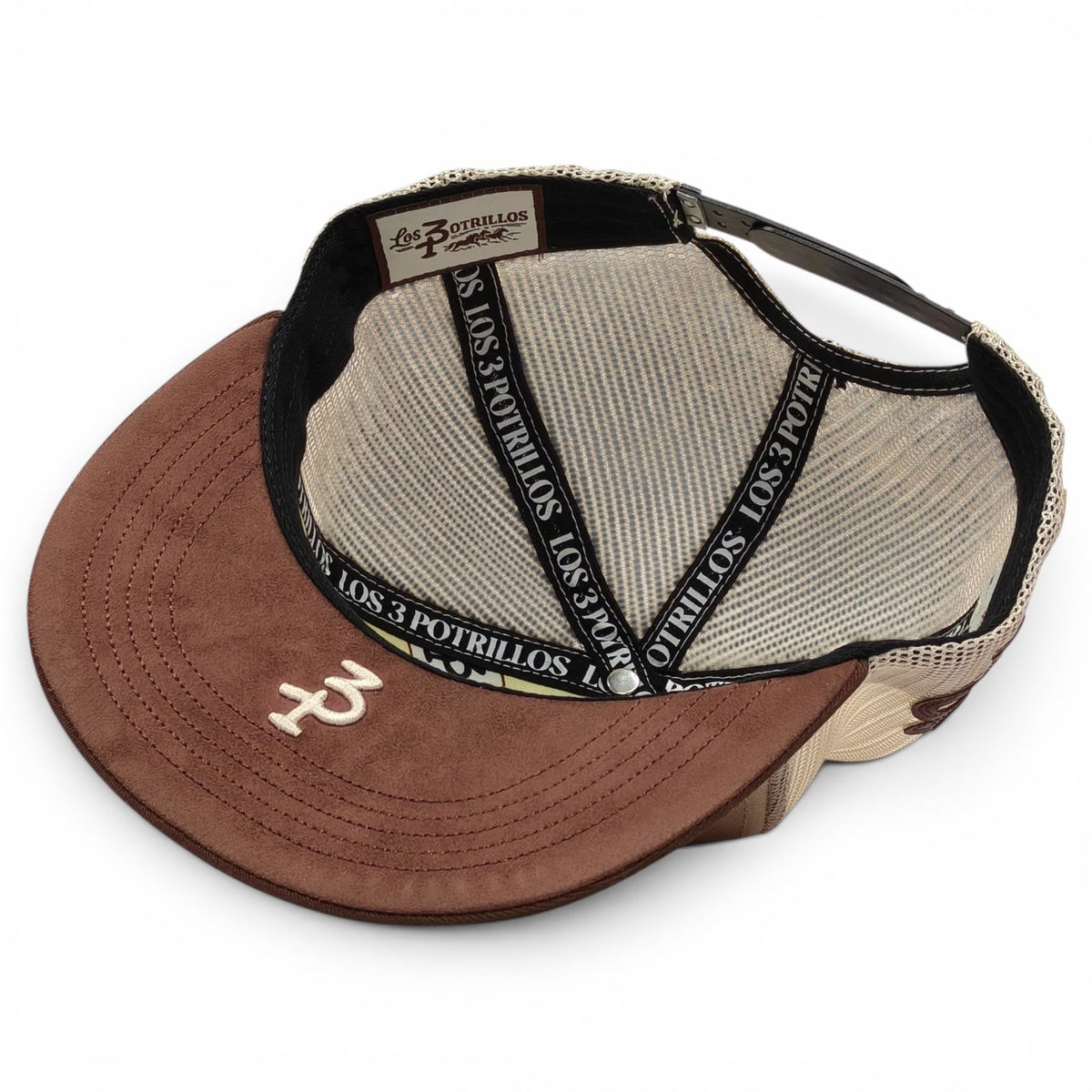 “3 Potrillos” Brown/Tan Snapback (Los 3 Potrillos)