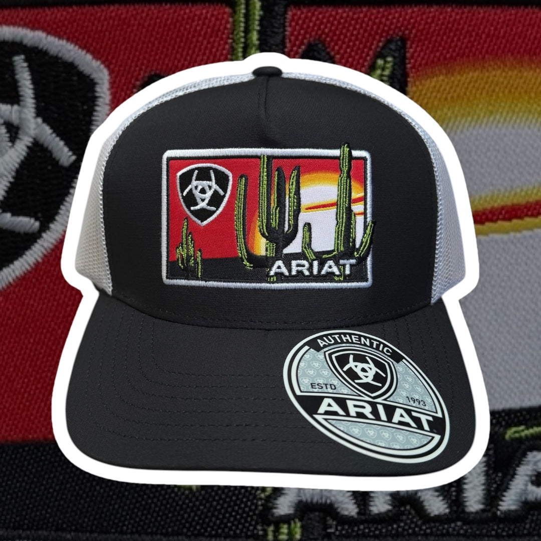 Ariat Embroidered Cactus Snapback