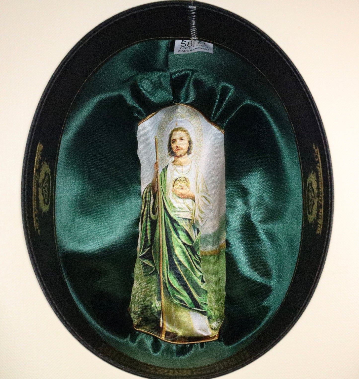 Sombrero White Diamond 100X “San Juditas”