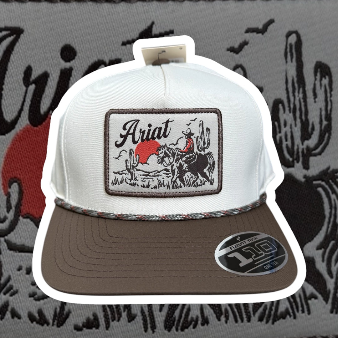 Ariat Western Patch Snapback Cream/Brown