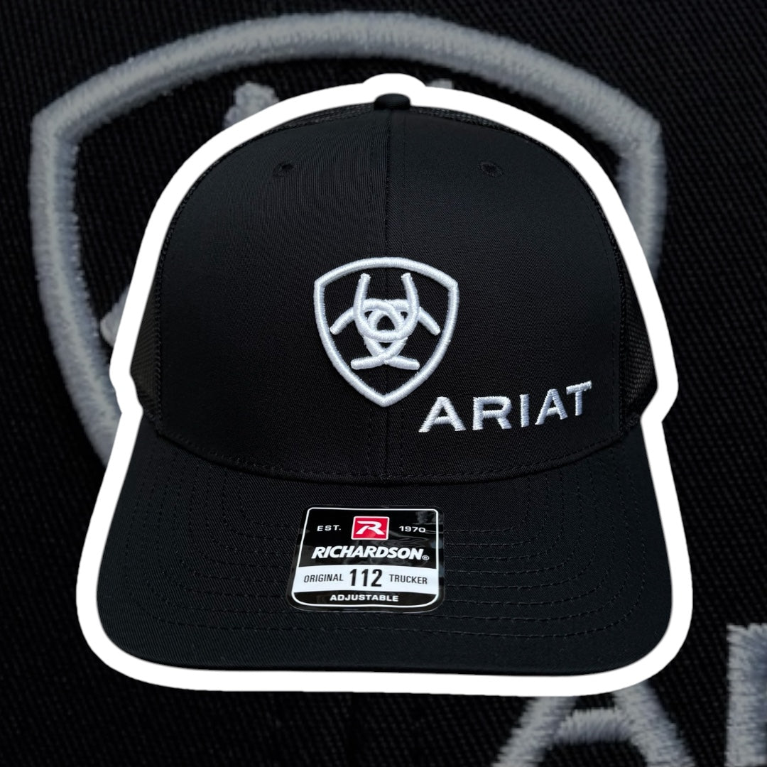 Ariat Classic Logo Snapback Black/White