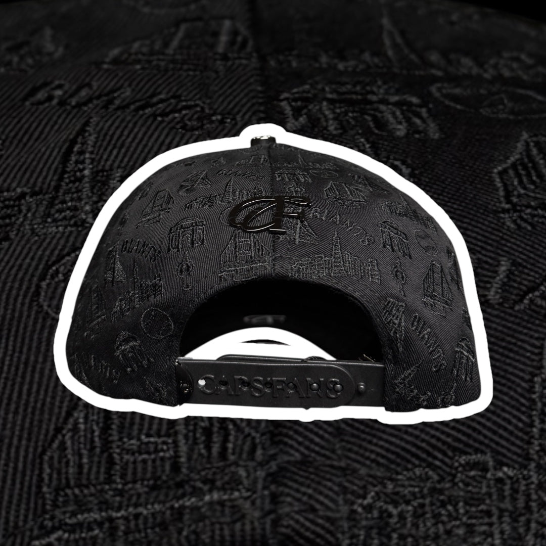 “SF Giants” Black (CapsFans)