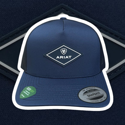 Ariat Navy EcoDry Water Repellent Snapback