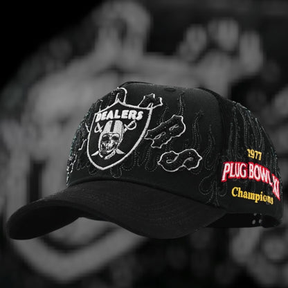 “Raiders Plug Bowl” Premium Snapback (The Hat Dealers)