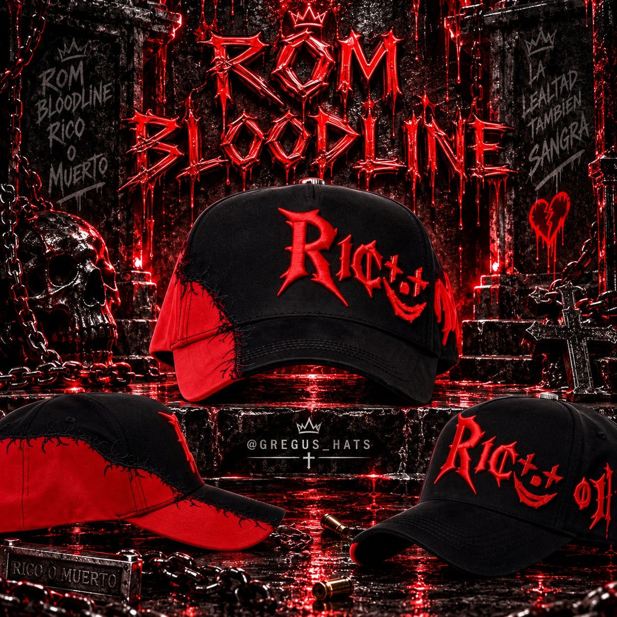 “BLOODLINE” (Barbas) x Rico o Muerto