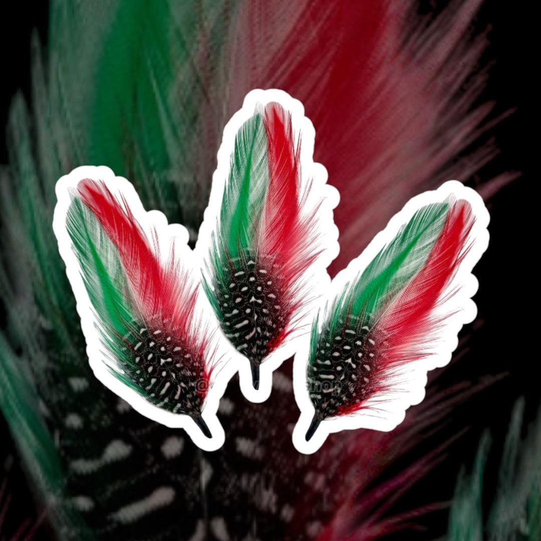 Pluma Stetson (Bandera Mexicana) Paquete de 3 (3 pack)