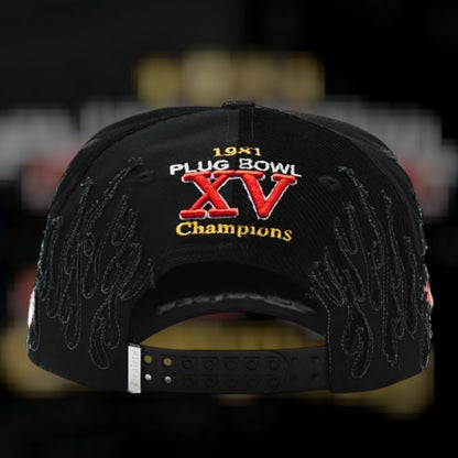 “Raiders Plug Bowl” Premium Snapback (The Hat Dealers)