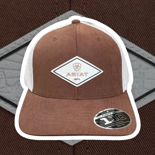 Ariat Rust Suede Snapback