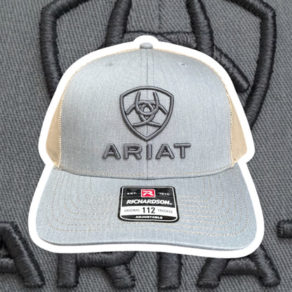 Ariat Logo Snapback Grey/Cream