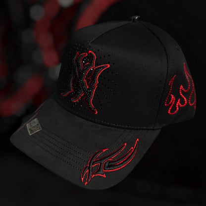 “NY Crystals” Red (CapsFans)