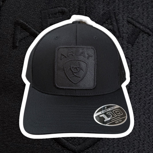 Ariat Box Logo Black Snapback