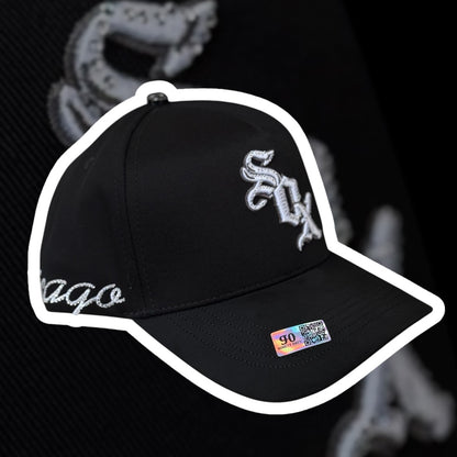 “White Sox” Black (90 Hats)