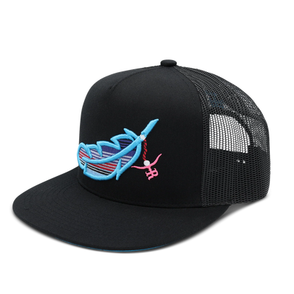 “Feathered Outlaw” Blue (The Rancher Hat Co.)