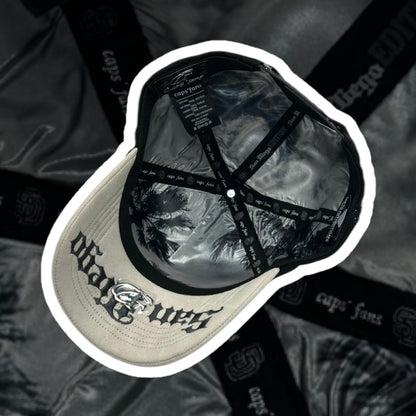 “San Diego Padres” Black/Cream (CapsFans)