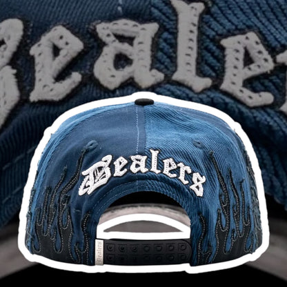“NY Navy Flames” Premium Snapback (The Hat Dealers)