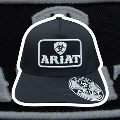 Ariat Black Box Logo Snapback