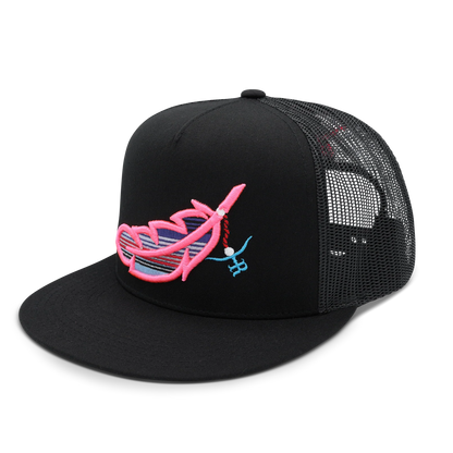 “Feathered Outlaw” Pink (The Rancher Hat Co.)