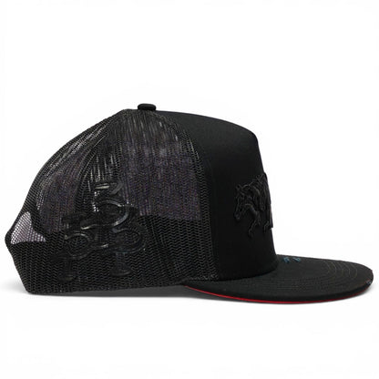 “3 Potrillos” BLK/BLK Snapback (Los 3 Potrillos)
