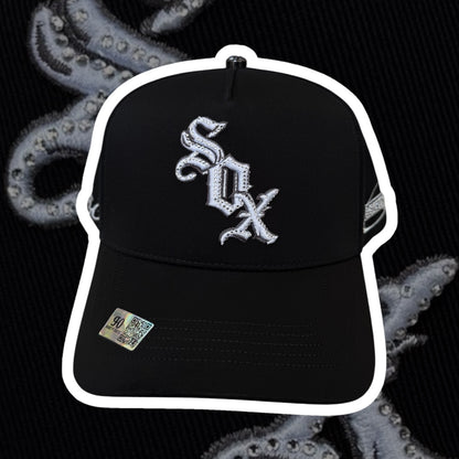 “White Sox” Black (90 Hats)