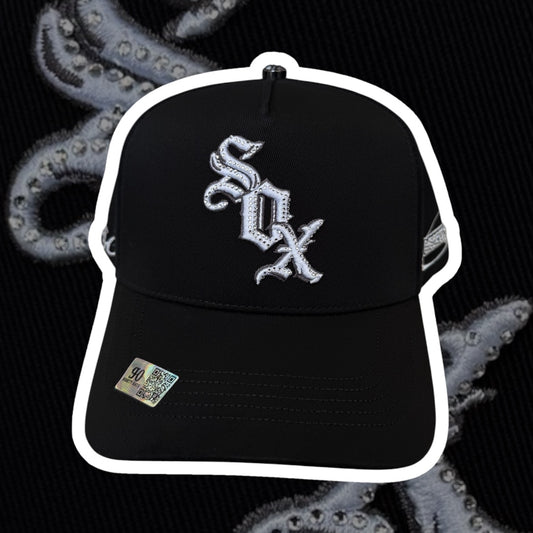 “White Sox” Black (90 Hats)