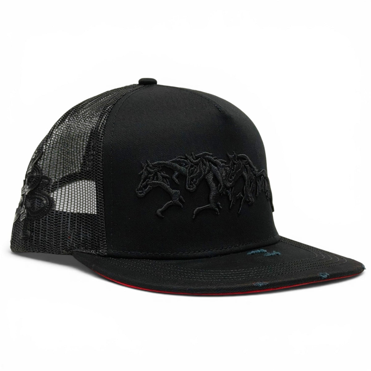 “3 Potrillos” BLK/BLK Snapback (Los 3 Potrillos)
