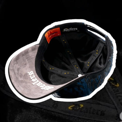 “NY Navy Flames” Premium Snapback (The Hat Dealers)