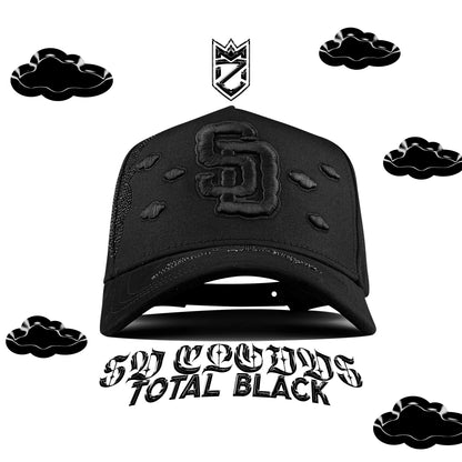 “SD Clouds” Total Black (MZ Hatss)