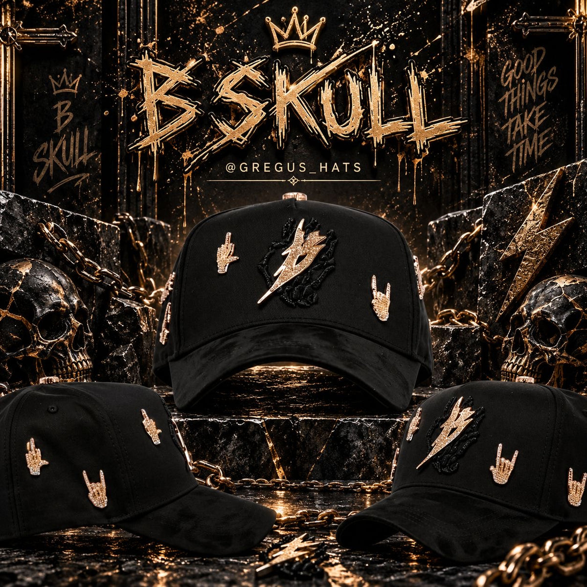 “B SKULL” (Barbas) x Rico o Muerto