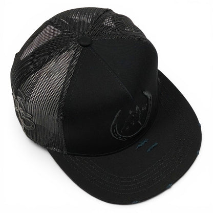 “Herradura” BLK/BLK Snapback (Los 3 Potrillos)