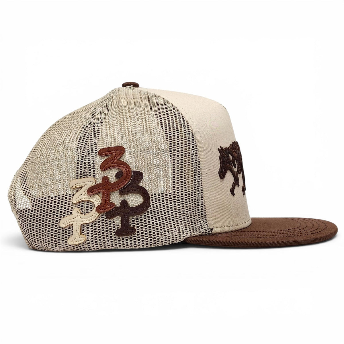 “3 Potrillos” Brown/Tan Snapback (Los 3 Potrillos)