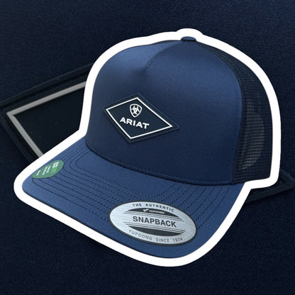 Ariat Navy EcoDry Water Repellent Snapback