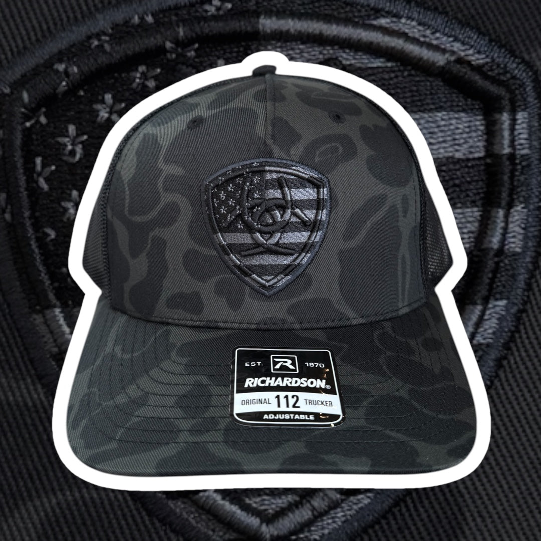 Ariat Logo Camo Snapback