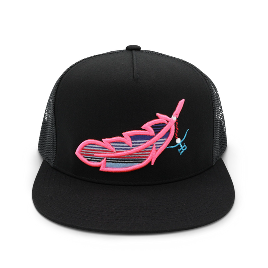 “Feathered Outlaw” Pink (The Rancher Hat Co.)