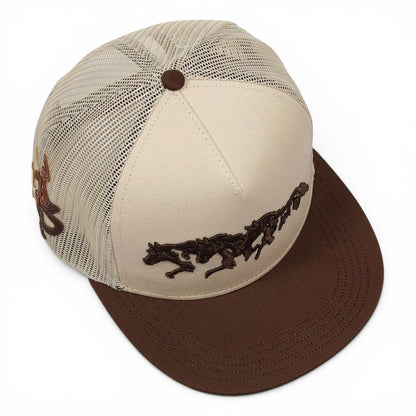 “3 Potrillos” Brown/Tan Snapback (Los 3 Potrillos)
