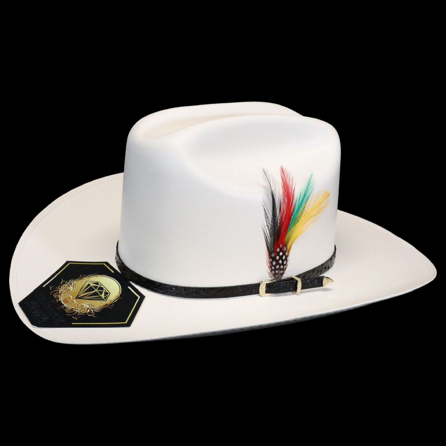 Sombrero White Diamond 100X “San Juditas”