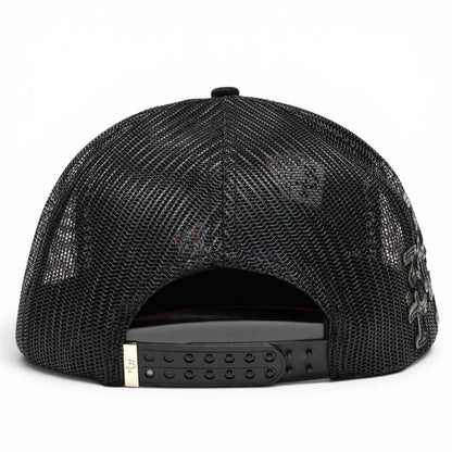 “Herradura” BLK/BLK Snapback (Los 3 Potrillos)