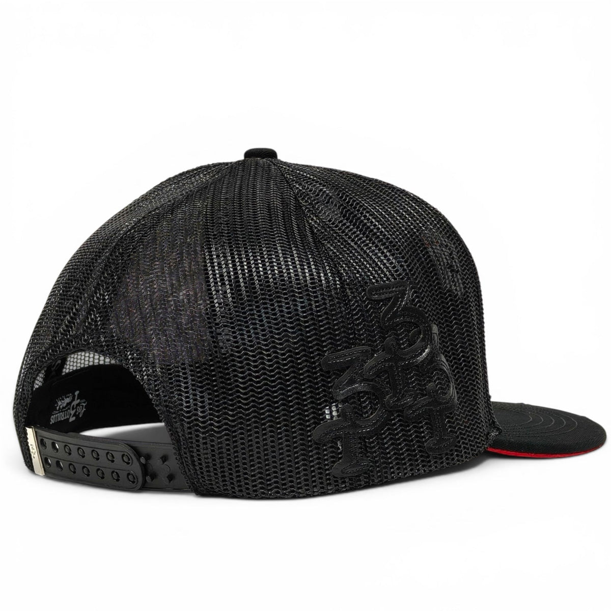 “Herradura” BLK/BLK Snapback (Los 3 Potrillos)