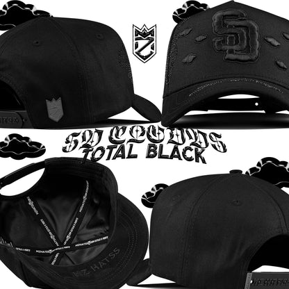 “SD Clouds” Total Black (MZ Hatss)
