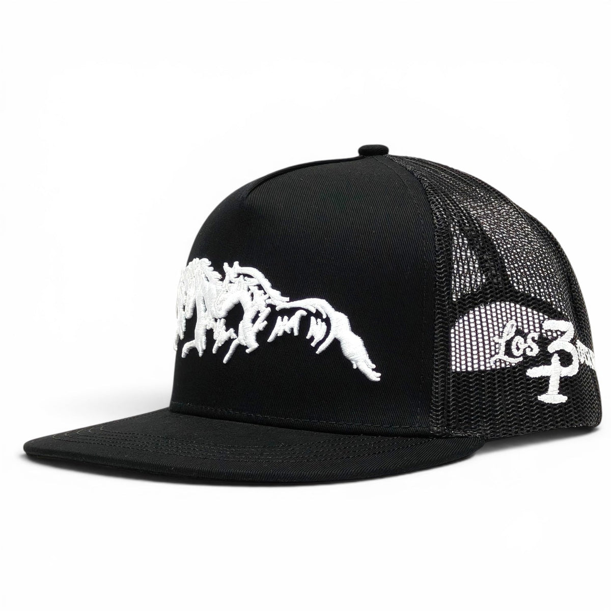 “3 Potrillos” BLK/WHITE Snapback (Los 3 Potrillos)