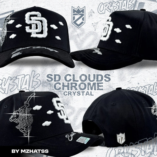 “SD Clouds” Black/White (MZ Hatss)